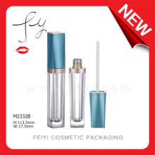 Luxo personalizado Transparent Plastic Container Lip Gloss Packaging